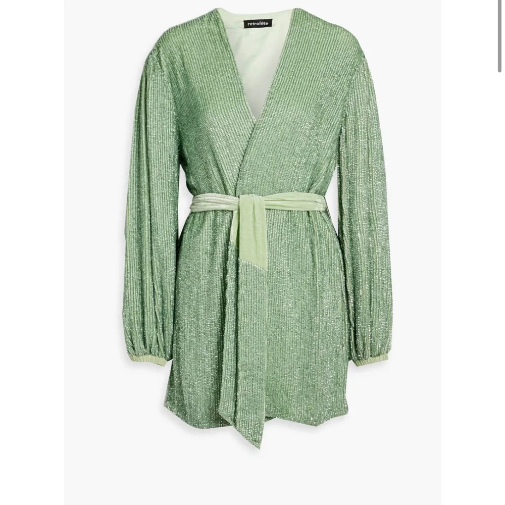 Retrofete Gabrielle wrap dress - Picture 2 of 5